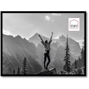 Plastový fotorámik Haes Deco EF5B Easy Frame Black 30x40 cm