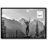 Plastový fotorámik Haes Deco Easy Frame Black 30x45 cm Zaoblený profil