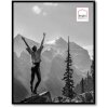 Plastový fotorámik Haes Deco EF7B Easy Frame Black 40x50 cm na montáž na stenu