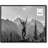 Plastový fotorámik Haes Deco EF7B Easy Frame Black 40x50 cm na montáž na stenu