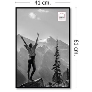 Plastový fotorámik Haes Deco EF9B čierny 40x60 cm