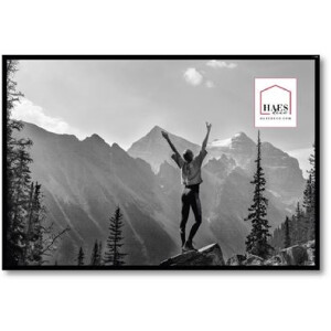 Plastový fotorámik Haes Deco EF9B čierny 40x60 cm