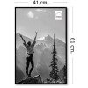 Plastový fotorámik Haes Deco EF9B čierny 40x60 cm