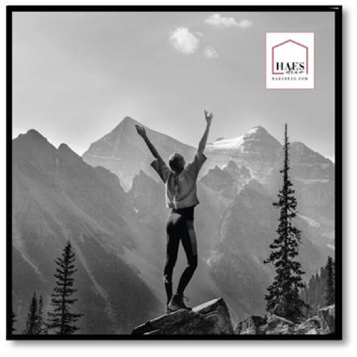 Haes Deco EF18B Easy Frame Plastový fotorámik čierny 50x50 cm