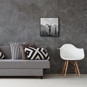 Haes Deco EF18B Easy Frame Plastový fotorámik čierny 50x50 cm