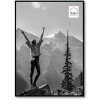 Plastový fotorámik Haes Deco EF8B Easy Frame Black 50x70 cm
