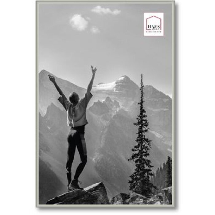 Plastový fotorámik Haes Deco EF9S Easy Frame Silver 40x60 cm