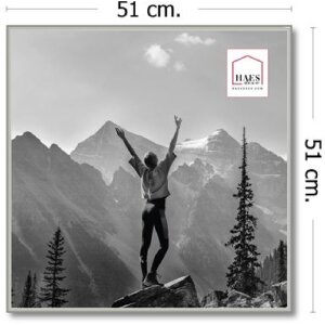 Plastový rám Haes Deco EF18S Easy Frame Silver 50x50 cm