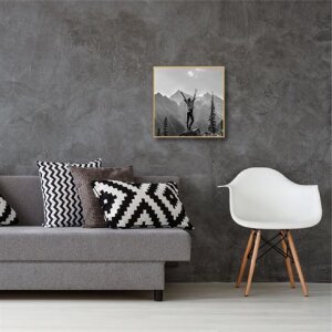 Haes Deco Easy Frame plastový fotorámik zlatý 50x50 cm