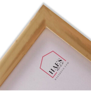 Plastový fotorámik Haes Deco EF8G Easy Frame Gold 50x70 cm na montáž na stenu
