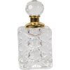 Clayre & Eef 6GL5017 Fľaštička na parfum z priehľadného skla 3x3x7 cm Classic