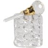 Clayre & Eef 6GL5017 Fľaštička na parfum z priehľadného skla 3x3x7 cm Classic