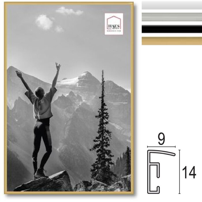Haes Deco Easy Frame plastový fotorámik 10x15 cm až 60x80 cm akrylové sklo
