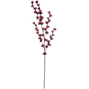 Clayre & Eef 5PL0115P Dekoratívna vetvička s kvetmi 102 cm ružová
