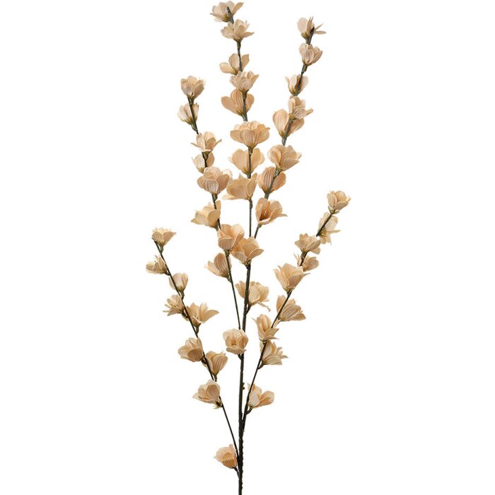 Clayre & Eef 5PL0115W Dekoratívna vetva s kvetmi béžová 102 cm