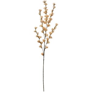 Clayre & Eef 5PL0115W Dekoratívna vetva s kvetmi béžová 102 cm