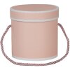 Clayre & Eef 66009P Darčeková krabička ružová okrúhla Ø 12x12 cm Kartónová krabička