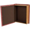 Clayre & Eef 65755 Sada 3 úložných boxov červeno-bielych 27x22x7 cm