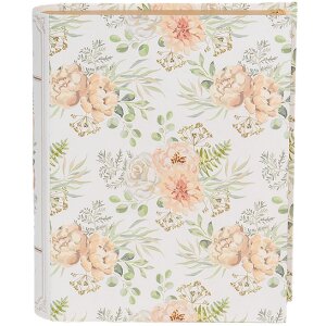Clayre & Eef 66017 Box v tvare knihy bielozelený 17x14x5 cm