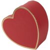 Clayre & Eef 66026 Srdcové krabice červené sada 3 ks 28x26x14 24x23x12 21x20x10 cm