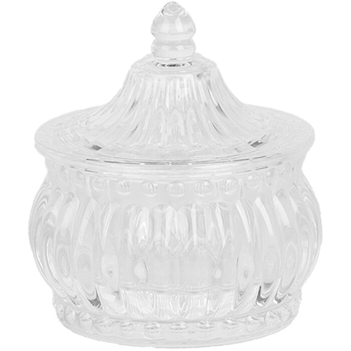 Clayre & Eef 6GL5005 Skladovací pohár s vekom Ø 10x11 cm