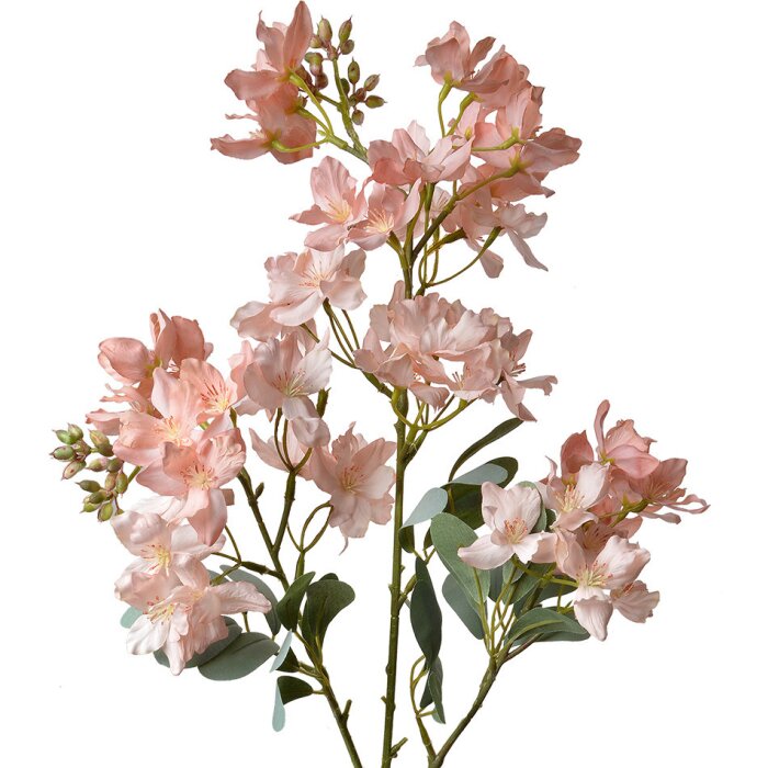 Clayre & Eef 5PL0120 Dekoratívne vetvičky Kvety ružové 22x11x85 cm Moderný plast