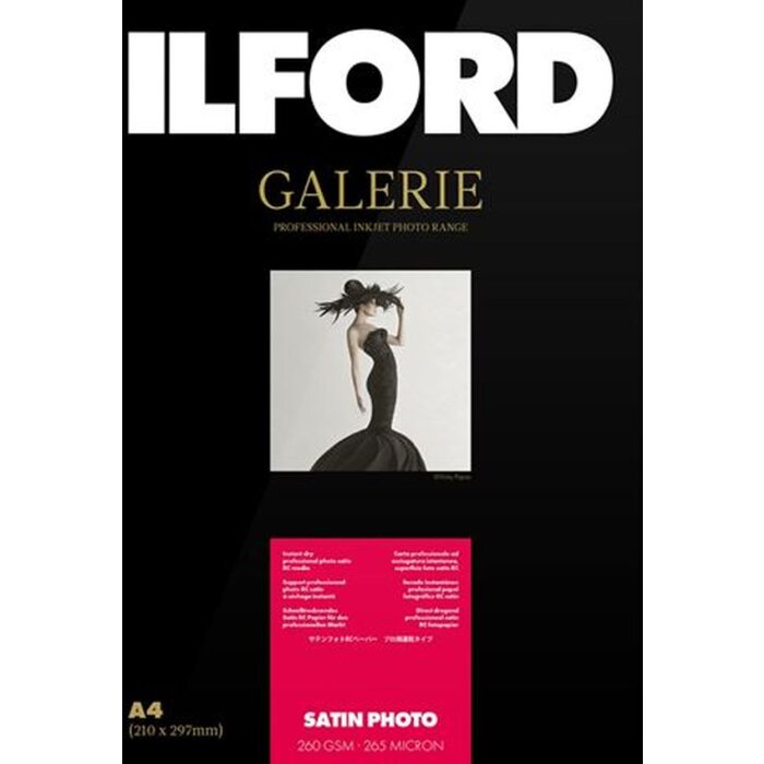 Ilford Gallery Satin Photo Paper 260g A4 100 listov