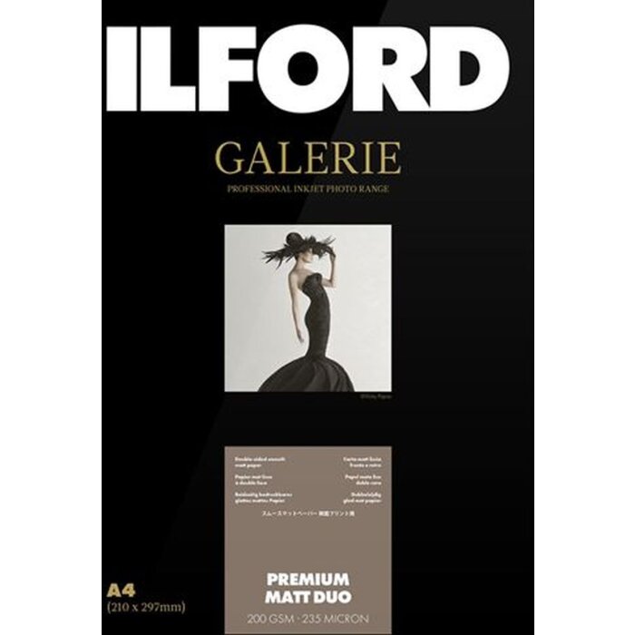 Fotopapier Ilford Gallery Premium Matt Duo 200g A3+ 50 listov