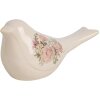 Clayre & Eef 6CE1951L Dekorácia Bird Beige Rose Dekorácia 25x10x13 cm