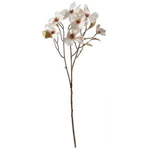 Clayre & Eef 5PL0113W Umelý kvet biely 12x8x72 cm