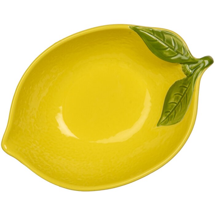 Clayre & Eef 6CEBO0084L Misa citrónovo žltá 12x18x5 cm 225ml
