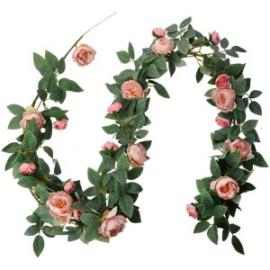 Clayre & Eef 6PL0322 Umelé kvety Rose Garland...