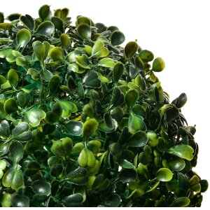 Clayre & Eef 6PL0325M Dekoratívna guľa z plastu boxwood zelená Ø 20 cm