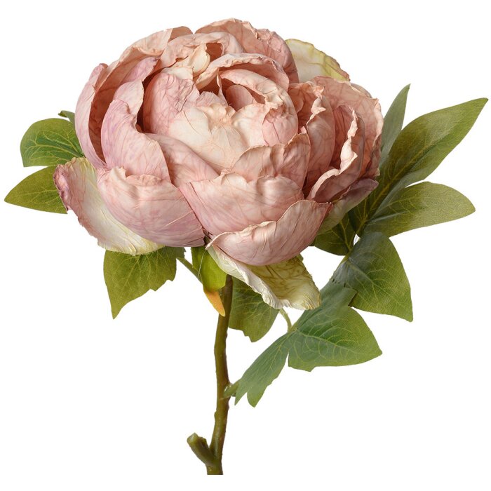 Clayre & Eef 6PL0335 Umelý kvet Rose Pink 10x10x48 cm