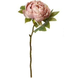 Clayre & Eef 6PL0335 Umelý kvet Rose Pink 10x10x48 cm