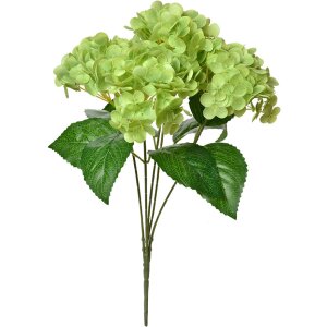 Clayre & Eef 6PL0347GR Umelý kvet zelený 23x23x45 cm plast