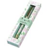 Goldbuch lieblingsSTIFT Natures Melody Biely kvetinový vzor zlatá čipka pastelové farby