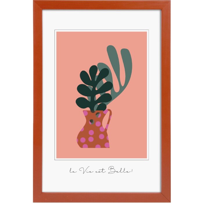 Goldbuch drevený rám Aura 20x30 cm Pravé rezavé drevo s čírym sklom a zadným panelom z MDF