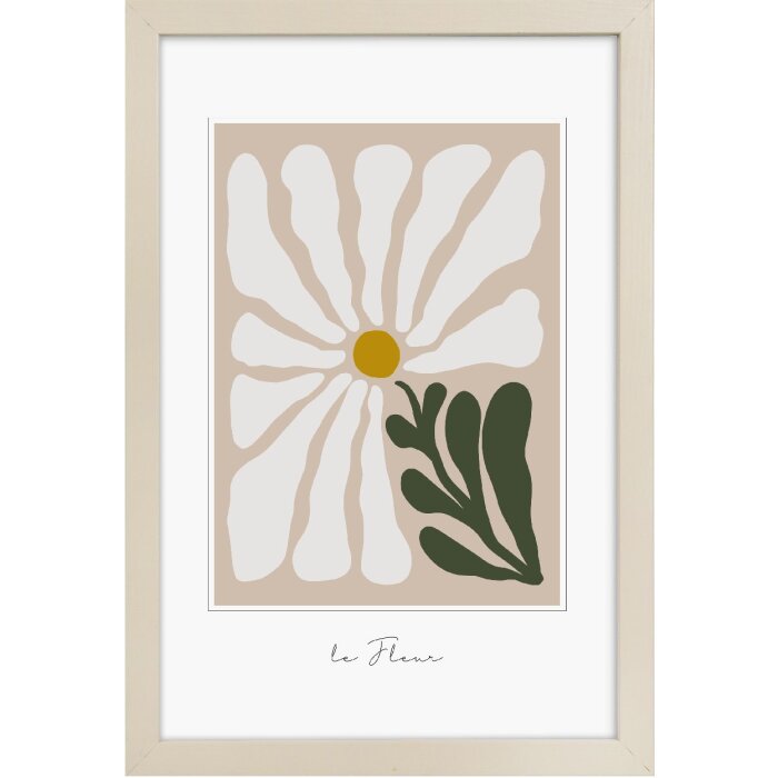 Goldbuch drevený rám Aura 20x30 cm béžové pravé drevo s čírym sklom a zadným panelom z MDF