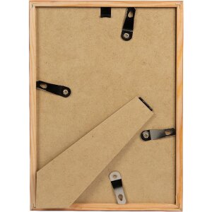 Goldbuch drevený rám Aura 20x30 cm béžové pravé drevo s čírym sklom a zadným panelom z MDF