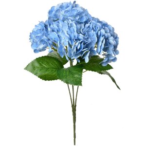 Clayre & Eef 6PL0347BL Umelý kvet modrozelený 23x23x45 cm plast