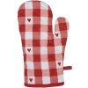 Rukavica do rúry Clayre & Eef LVT44 White Red Hearts 18x30 cm