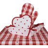 Rukavica do rúry Clayre & Eef LVT44 White Red Hearts 18x30 cm