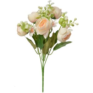 Clayre & Eef 6PL0368 Dekorácia vetvička s kvetmi 15x13x33 cm