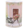 Clayre & Eef 6BL0155 Pokladnička na peniaze ružová Retro Ø 10x15 cm