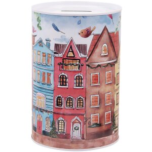 Clayre & Eef 6BL0157 Pokladnička Ø 10x15 cm