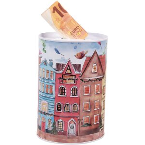 Clayre & Eef 6BL0157 Pokladnička Ø 10x15 cm