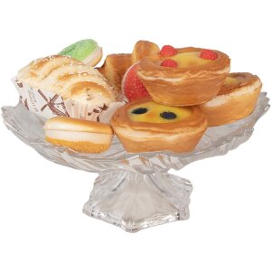 Clayre & Eef Dekoratívny croissant hnedý 13x7x5 cm plast