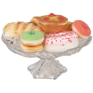 Clayre & Eef 65980Y Dekorácia Donut žltá Ø 6x2 cm