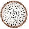 Clayre & Eef 6CEBO0167 Miska bielo-hnedá Ø 16x5 cm 350 ml česká keramika